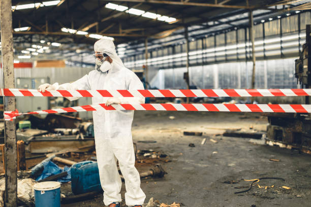 Professional Biohazard technician working in Bethpage, TN
